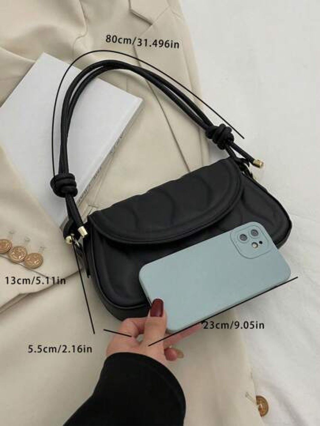 Fashionable Women s Shoulder Bag With Flap Closure Crossbody Bag Pu Material Ideal For Daily Use Shopping Valentine s Day Gift