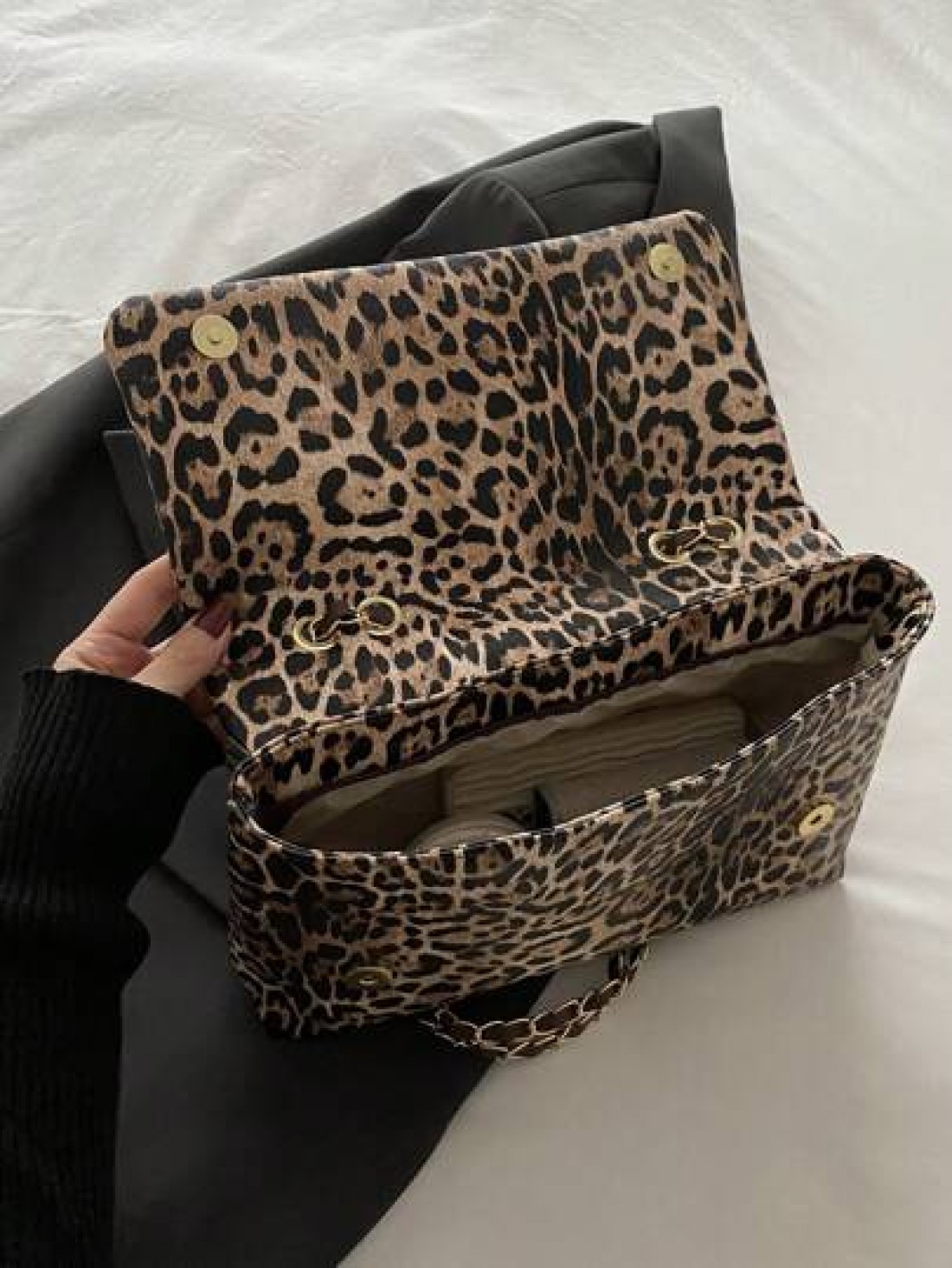 Fashionable Leopard Print Large Capacity Casual Tote Bag Leopard Print Purse For Women Leopard Comeback