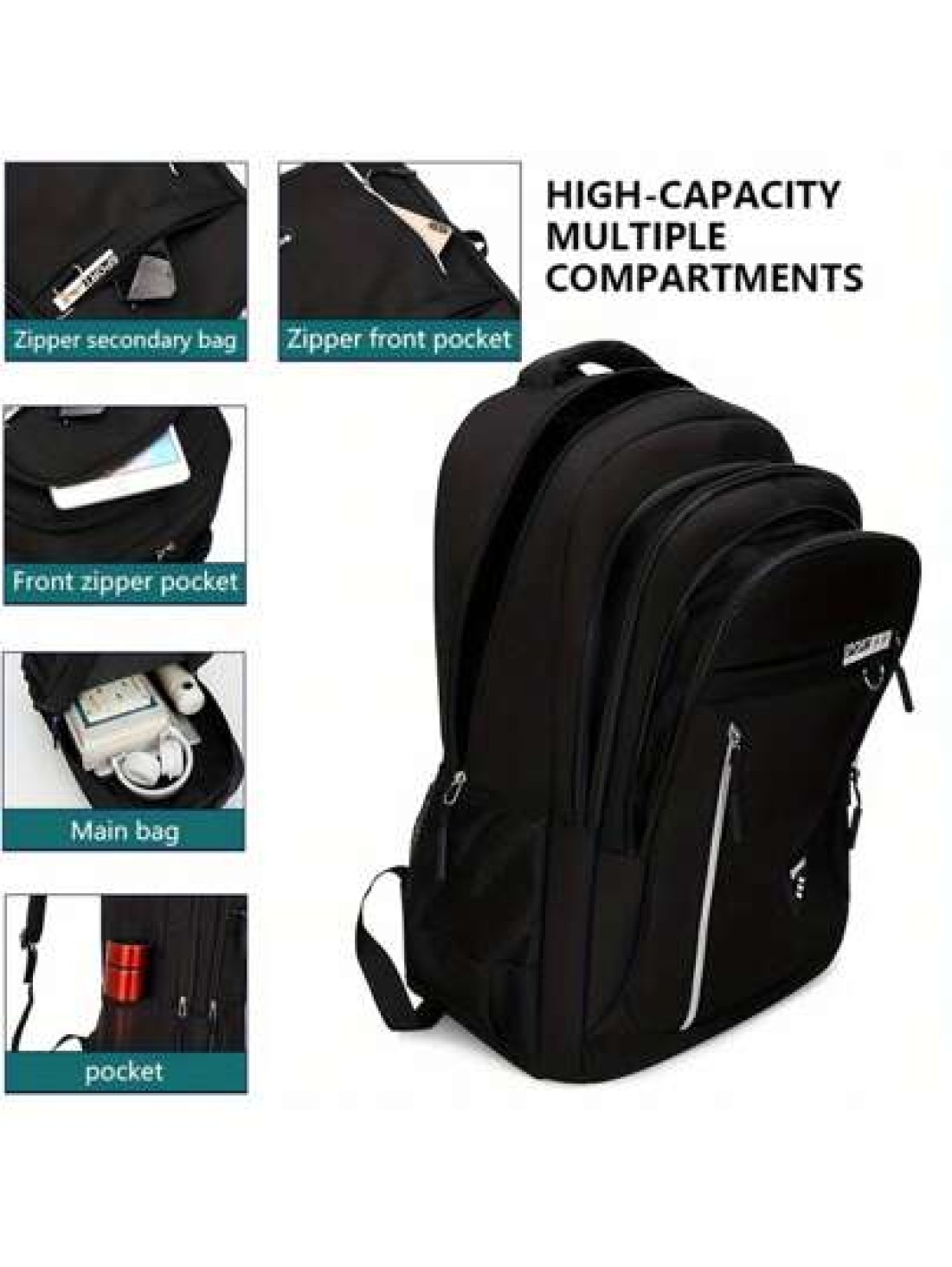Light Business Style Nylon Men s Backpack Business Trip Can Hold 15 6 Inch Notebook Bag Large Capacity School Bag Multi Function Travel Bag Suitable For Students Travel Enthusiasts Men Gifts Simple Da