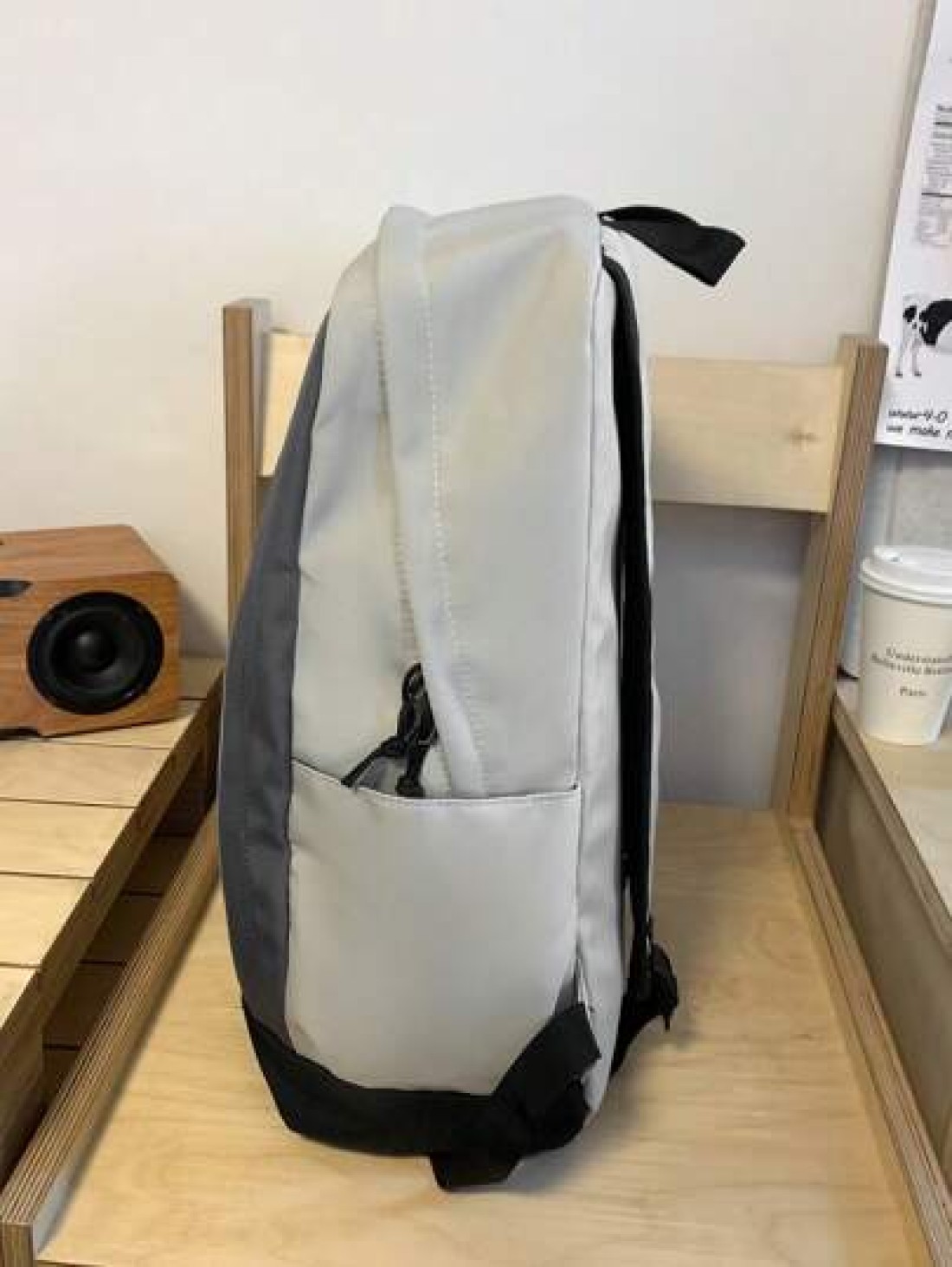 High School Backpack For Men Korean Style Large Capacity Travel Bag For Middle School And College Students Leisure And Vacation Two Toned Shoulder Bag With Academia Style Commute Book Bag School Bag S