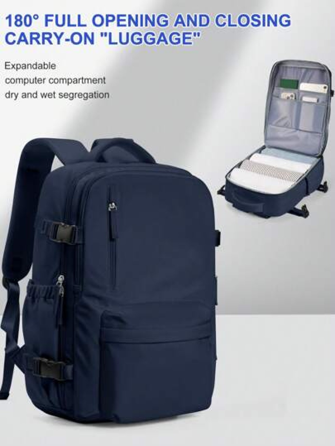 29 19 44cm Large Laptop Backpack Fits 14 15 6 Inch Notebook For Men Women Student College Bookbag School Computer Bag Hiking Backpack With Shoe Compartment Wet Pocket Camping Backpack College Backpack