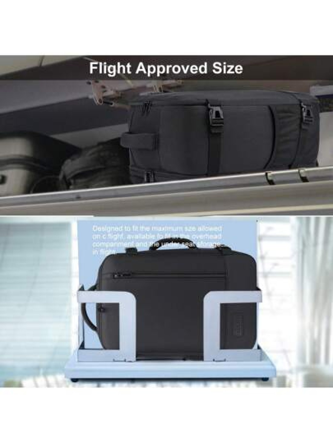 EZUOLA 40x20x25 Cm Handbag Luggage Lightweight Waterproof Travel Bag With Laptop Compartment Suitable For Men Women Students Business People School Gym Travel Business Black And Blue Holiday Essential