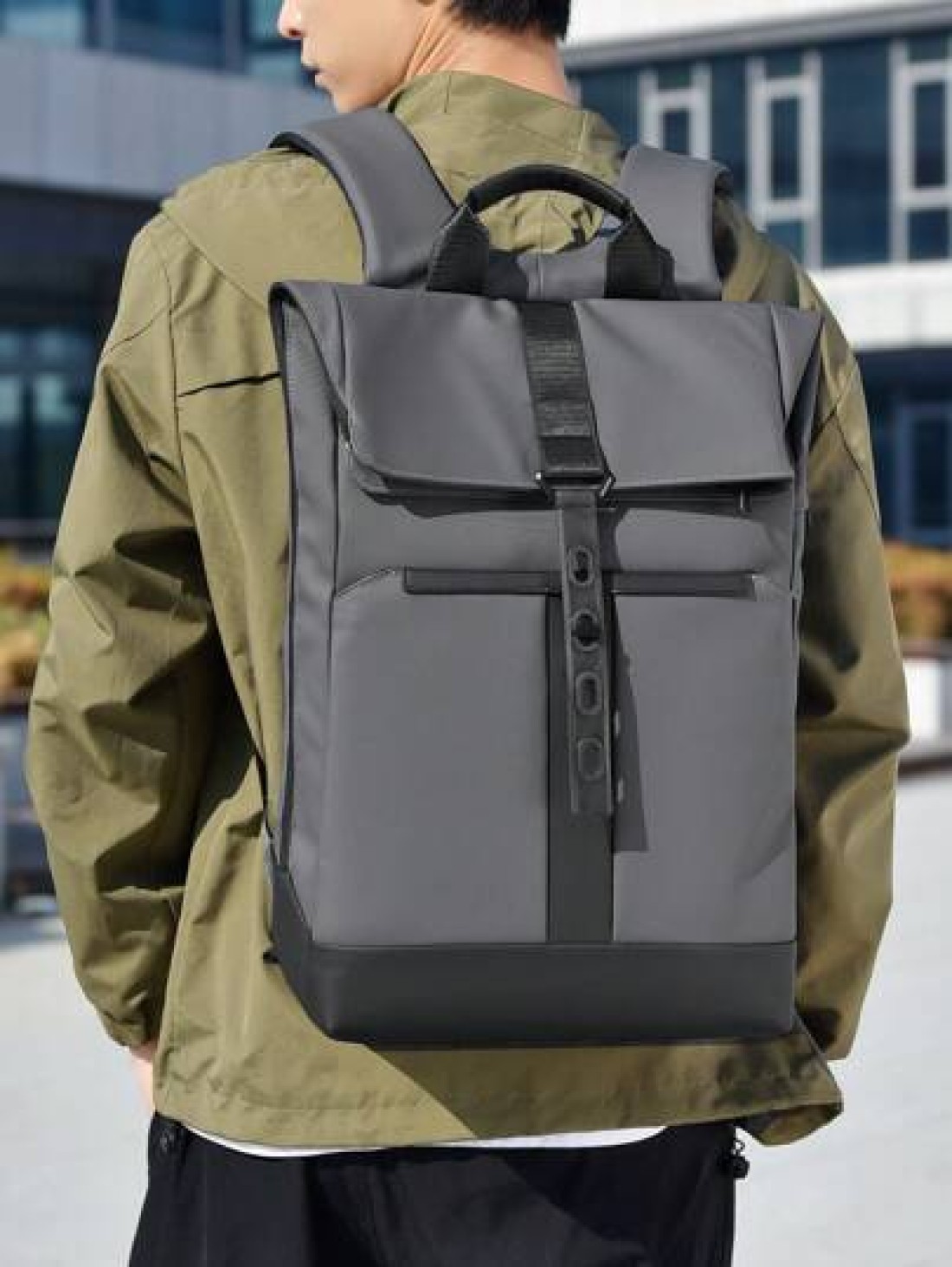 peach tree Backpack Suitable For School Travel Laptop Large Capacity PU Leather Solid Color Streamlined Fashion Casual Business Fitness Outdoor Multi Function Father s Day Boyfriend Gift Goyard Peach