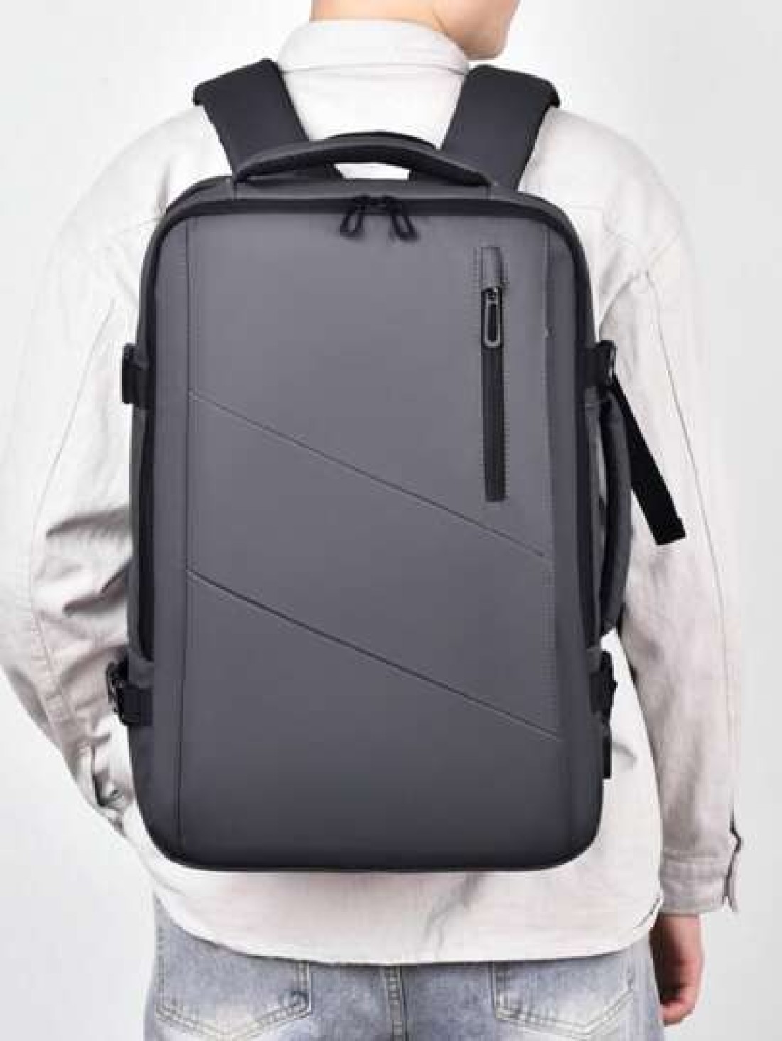 Men s Large Capacity Casual Backpack Commuter Bag Travel Bag Carry On Backpack