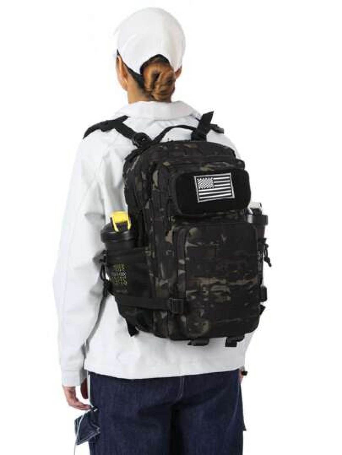THURAM 13 Inch Laptop Backpack 20L GYM Bag With 2 Bottle Holders Water Proof Trekking Fishing Hunting Bag Backpack Outdoor Rucksacks School Bag Camping Daypack School Summer Vacation Funny Gifts Chris
