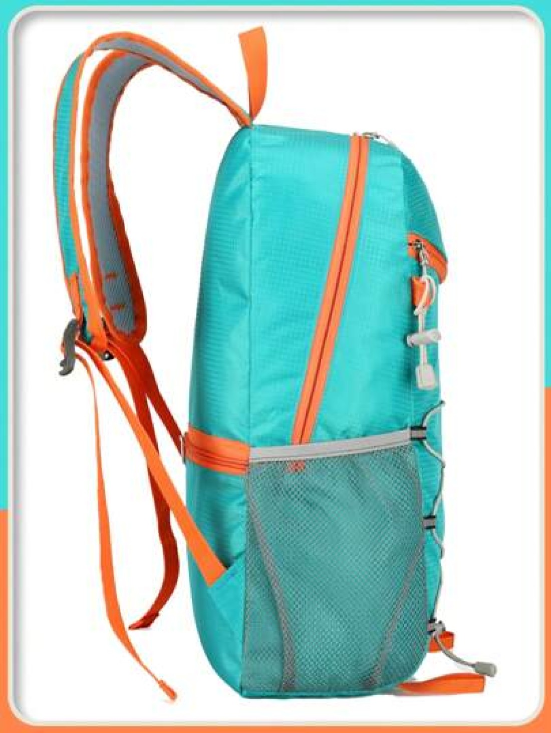 1 Pc Foldable Outdoor Adventure Backpack Minimalist Hiking Pack Large Capacity Gym Bag Multifunction Personality Casual Laptop Backpack Portable Fitness Training Bag With Multi Pockets Large Capacity