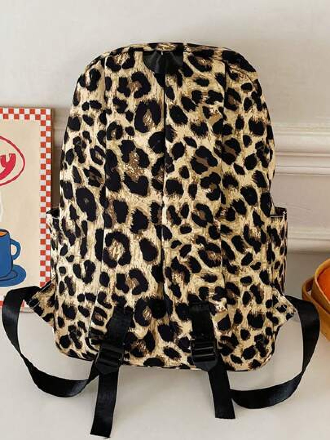 1pc New Leopard Print Large Capacity Multifunctional Preppy Style Fashion Backpack School Backpack Book Bag School Backpack Large Backpack School Backpack Back To School Bag Lightweight Portable Class