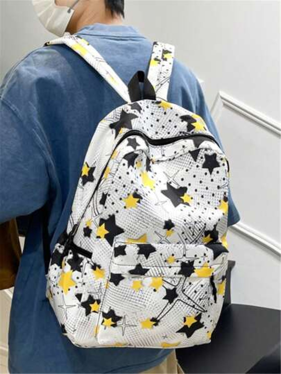 New Star Versatile Backpack For Women High Beauty Junior High School High School Large Capacity Backpack Niche Commuter Student Backpack Fashion Backpack Student Male New Junior High School High Schoo