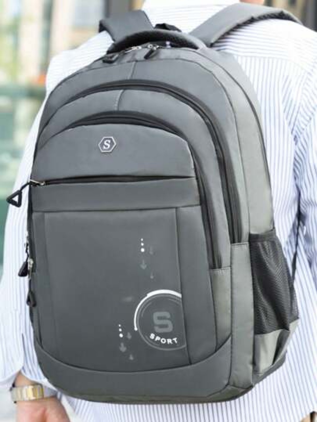 New Fashionable Casual Versatile Multi Function Large Capacity Men s Backpack Suitable For Outdoor Travel School Commuting Carrying Books Laptop