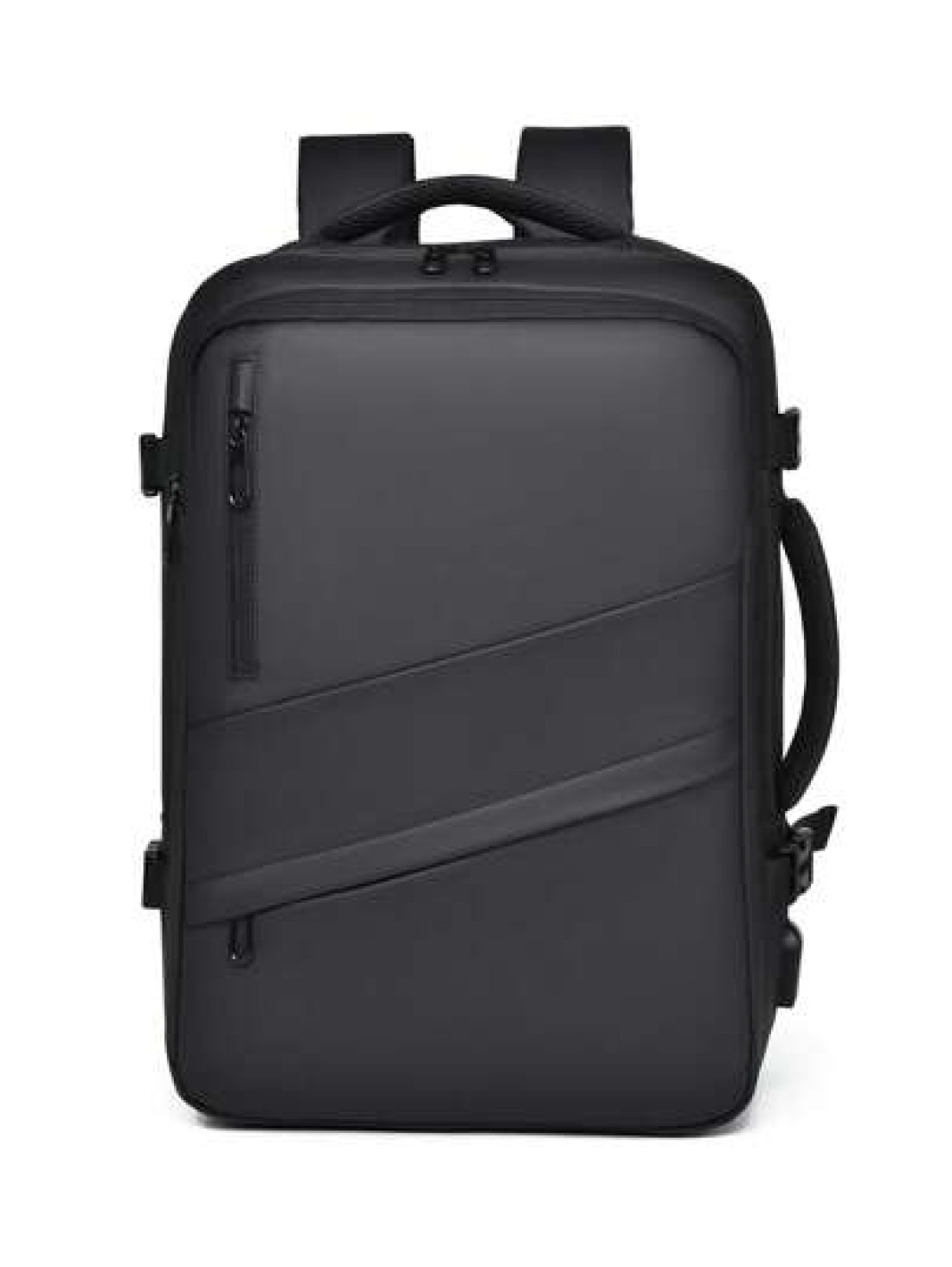 Men Backpack Rucksack Business Backpack With USB Charge Port 1pc Expandable Laptop Backpack Casual Multi Pocket Daypack Large Capacity Fashion Backpack High Quality Waterproof Oxford Male Travel Commu