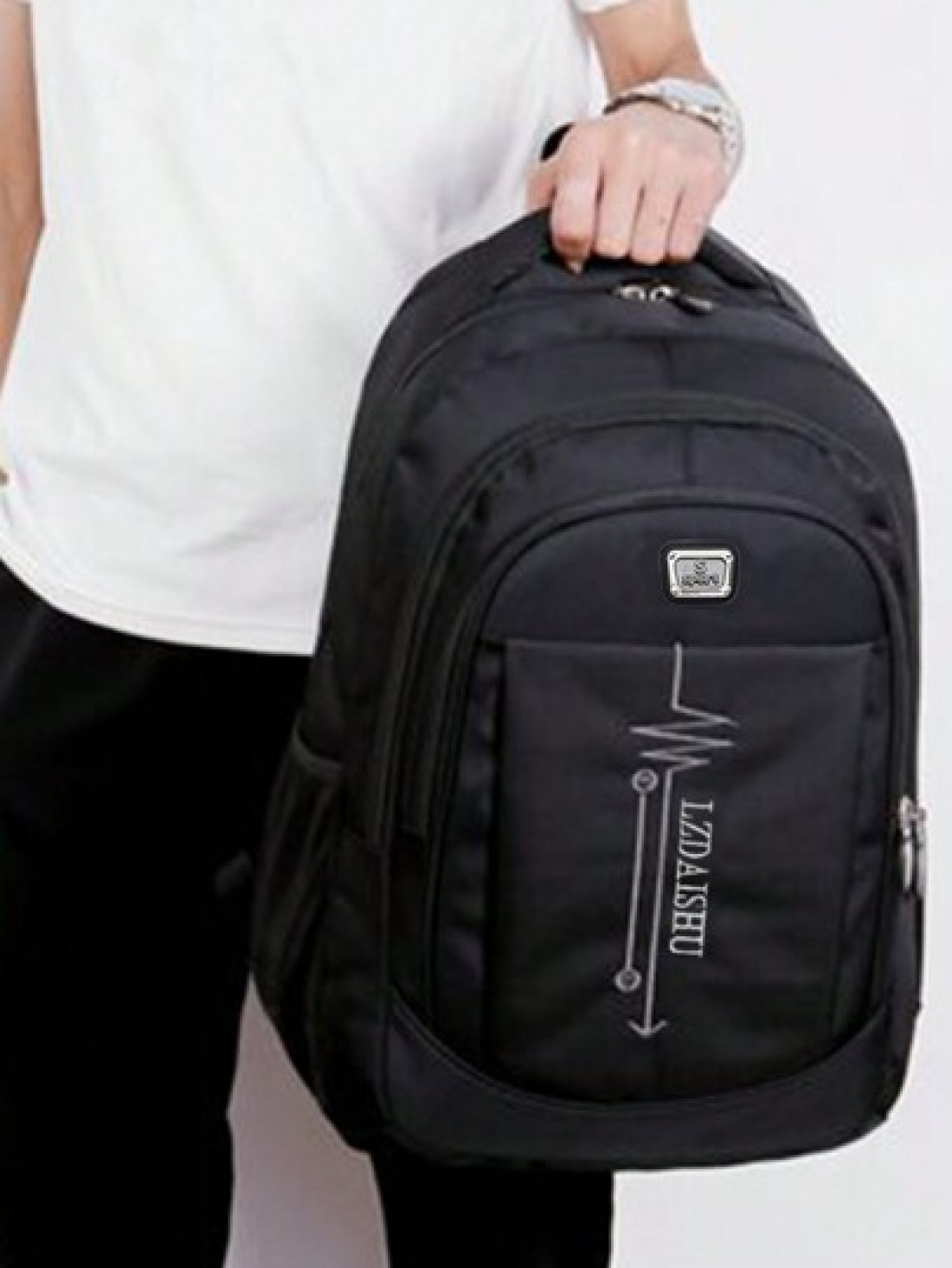 Schoolbag For Male Students Korean Version Of The Large Capacity Backpack For Middle And High School Campus Leisure Travel Backpack Oxford Cloth Christmas Gifts Scream Bag School Bag Backpack Winter B
