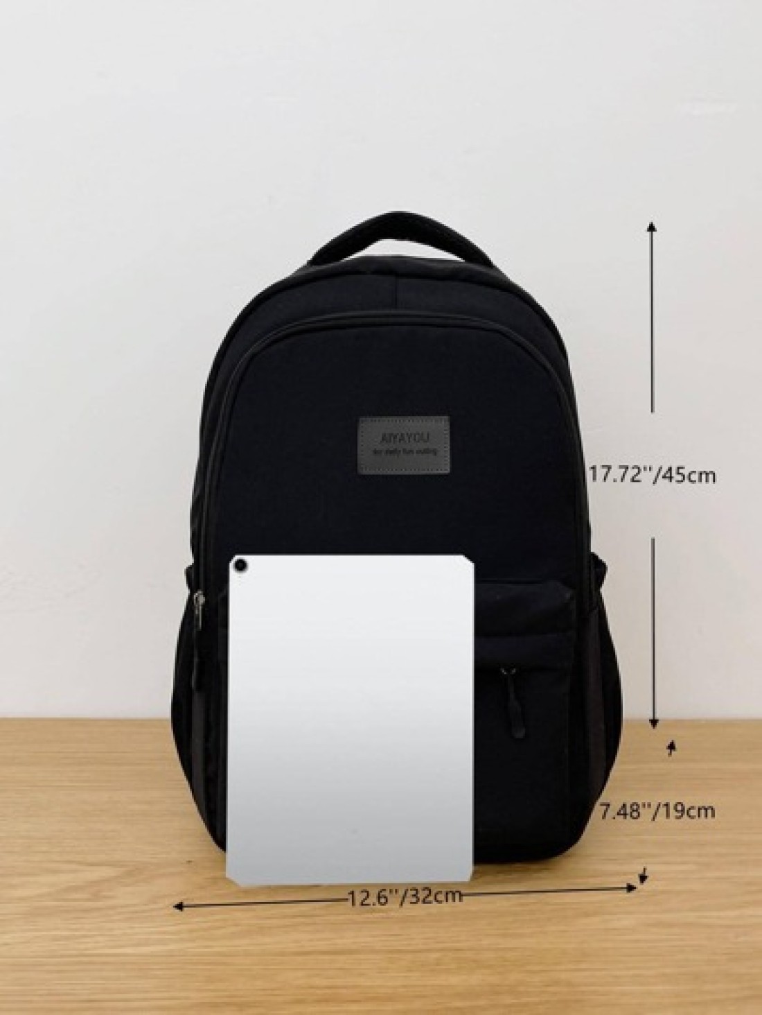Classic Casual Commuter Travel Shopping Backpack With Large Capacity Rucksack Summer College Bag For Books Multi Functional Dorm University Man Bag School Backpack Holiday Computer Man Black Bag Back