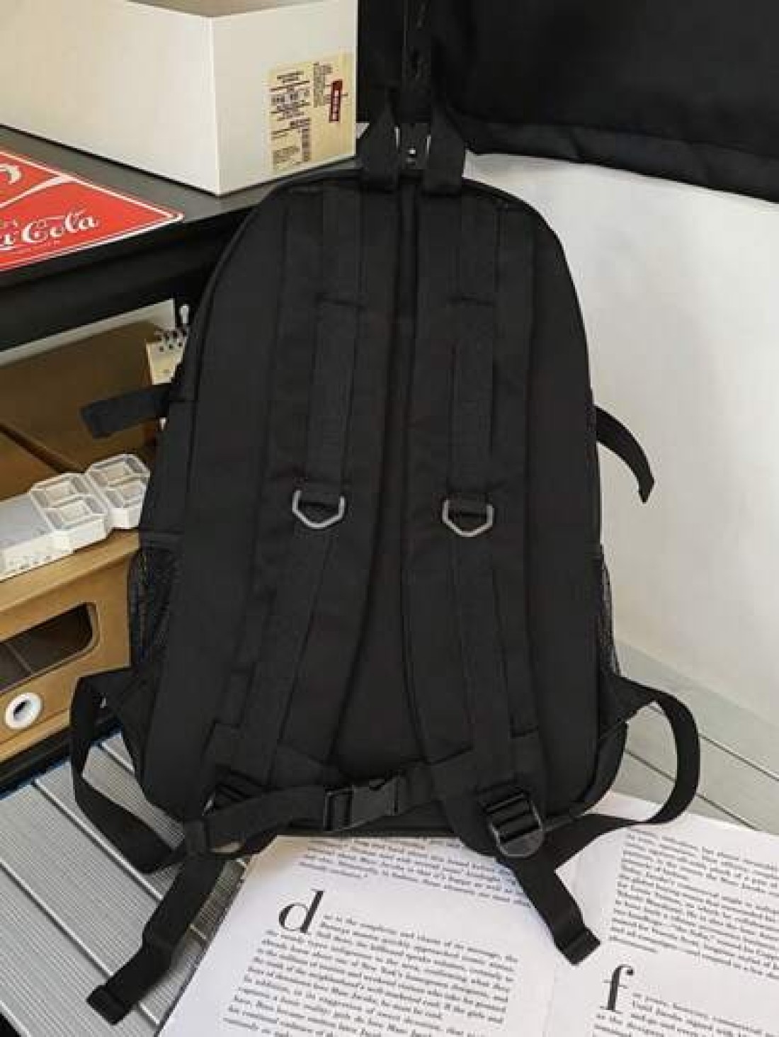 Men s Backpack Large Capacity Simple Solid Color Backpack Student Backpack Small Bag In Picture Purchase Bag Gift