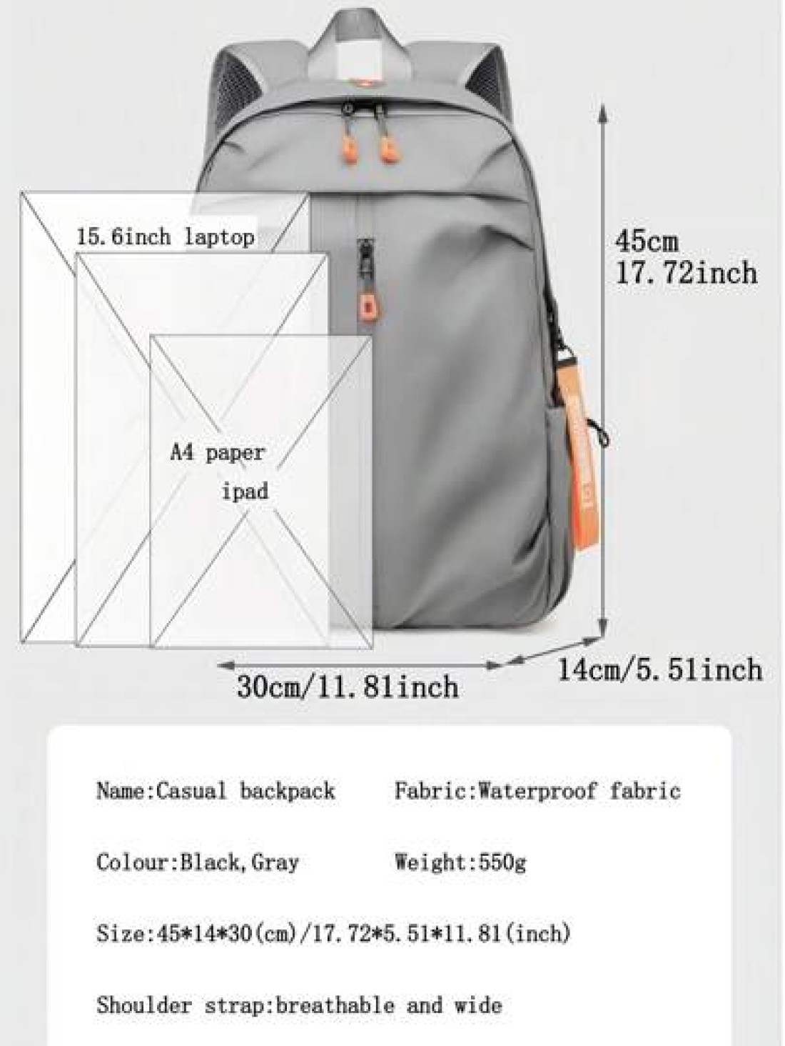 A Fashionable Classic And Durable Backpack For Students Traveling Daily