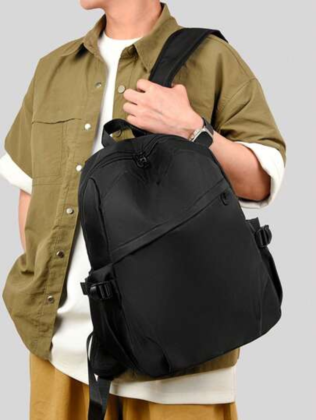 1pc Fashion Sports Backpack High Capacity Commuting Bag Suitable For College Students Casual Business Sports Travel