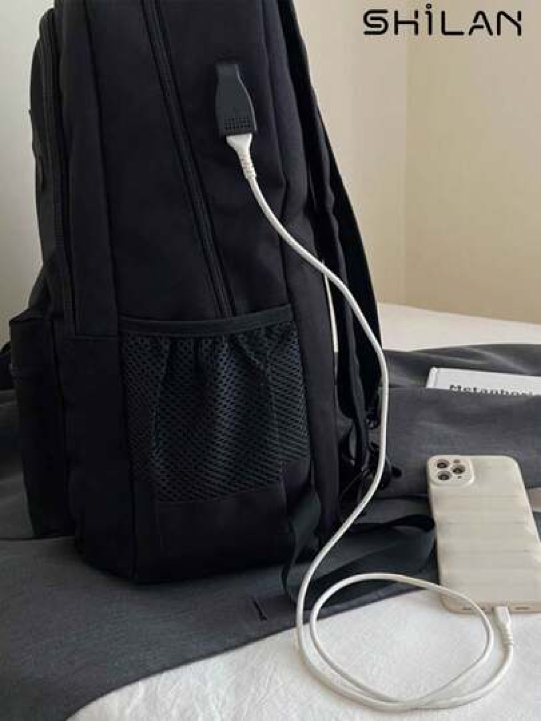SHILAN Backpack For College Students High Capacity Travel Bag Korean Fashion Casual Men Bag Gifts For Men Vacation Travel Essentials Dad Gifts Boyfriend Gifts Backpack School Bag School Backpack Large