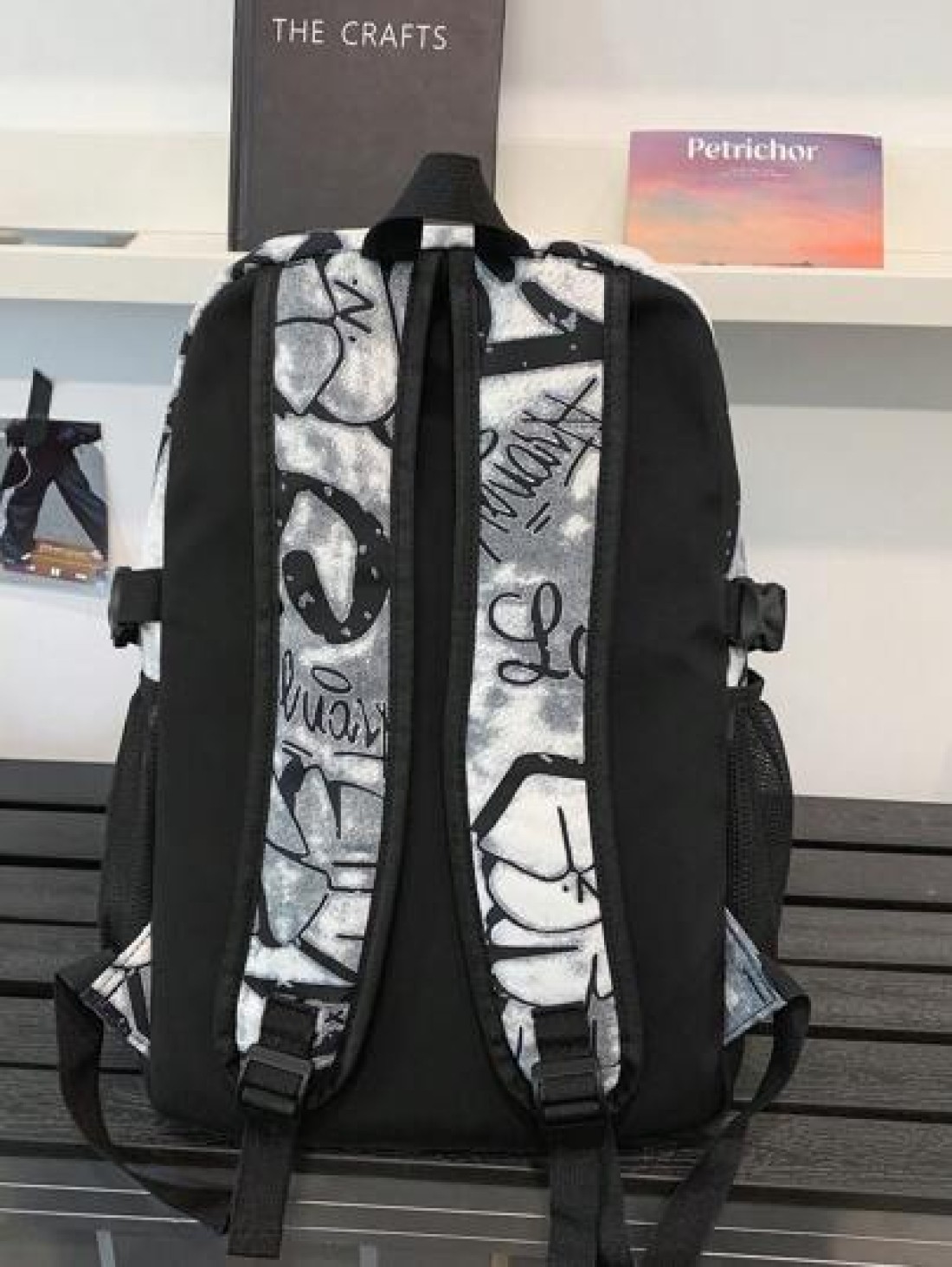 Fabric Multi Pocket Contrast Color Unisex Fashion Backpack Large Capacity Travel Bag