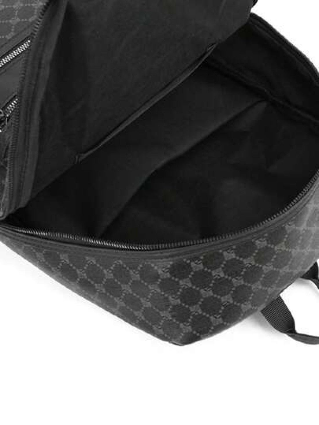 Large Capacity Printed Casual Backpack Fashion PU Leather Business Laptop School Bag