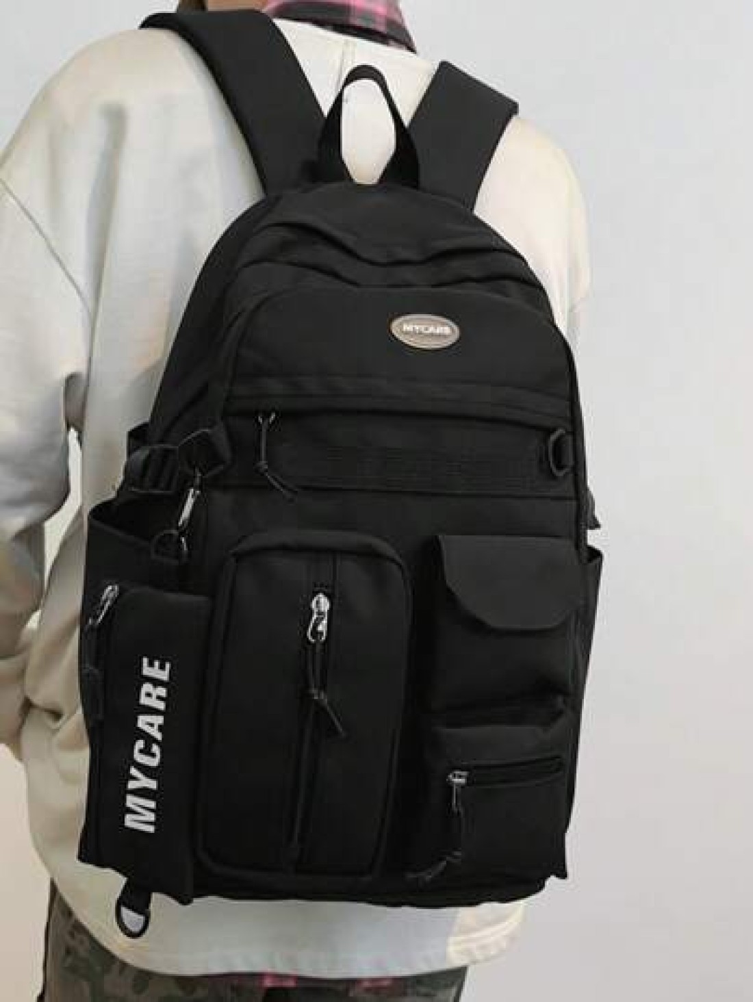 Four Season Unisex Large Capacity Travel Bag With Multiple Pockets Anti Theft Student Backpack Waterproof Nylon Laptop Backpack With Pencil Case Unisex