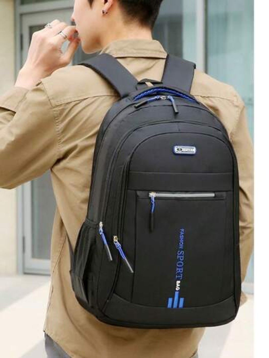 Multi Layer Fashion High Capacity Men Students Backpack Middle High School Bookbag Women Campus Casual Travel Bag Backpack For Travel Bag Laptop