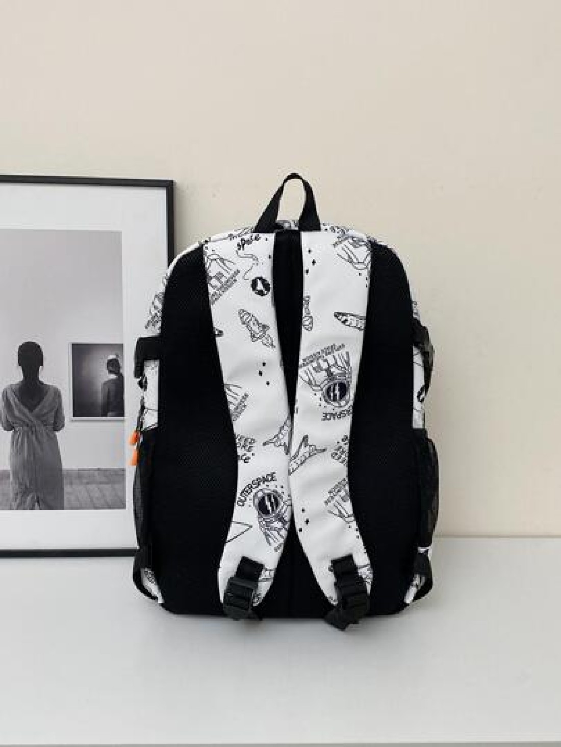 New Cartoon Astronaut Pattern Backpack Multifunctional School Bag School Backpack For School Daypack Laptop Bag Computer Bag Book Bag Rucksack Shoulder Bag Cartoon Print Camouflage Leisure Print Backp