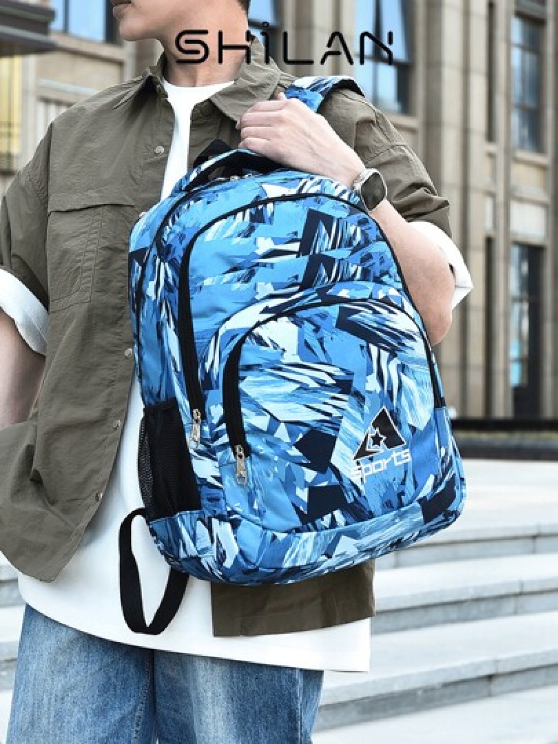 Men s Fashion Backpack With Patterned Design Suitable For 15 6 Inch Laptops Can Be Used As Personal Item Carry On Luggage Water Resistant Nurse s Backpack Computer Travel Backpack Casual Crossbody Bag