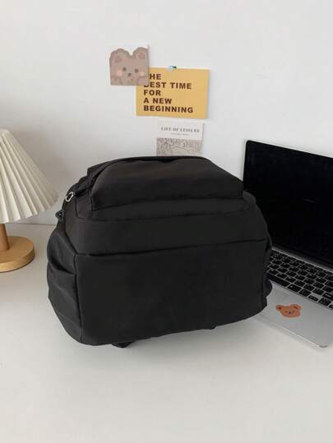 Nylon Waterproof Laptop Backpack Fits 15 6 Inch Unisex Travel Bag