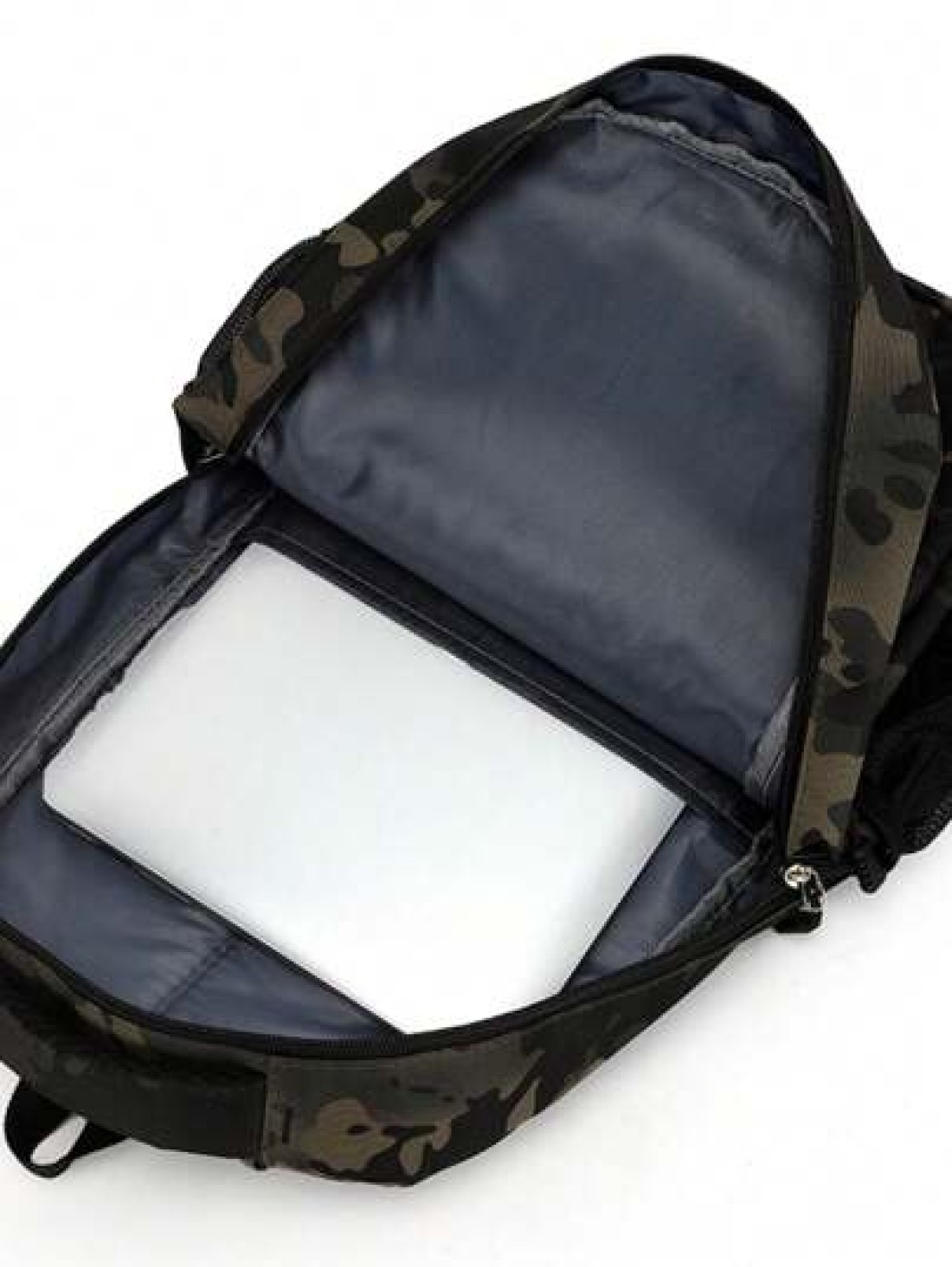 Camouflage Tactical Backpack Men Purse Can Hold 15 6 Inch Computer Bag Lightweight School Bag Large Capacity Travel Bag Commuter Convenient Day Bag Multifunctional Book Bag For Students Junior High Sc