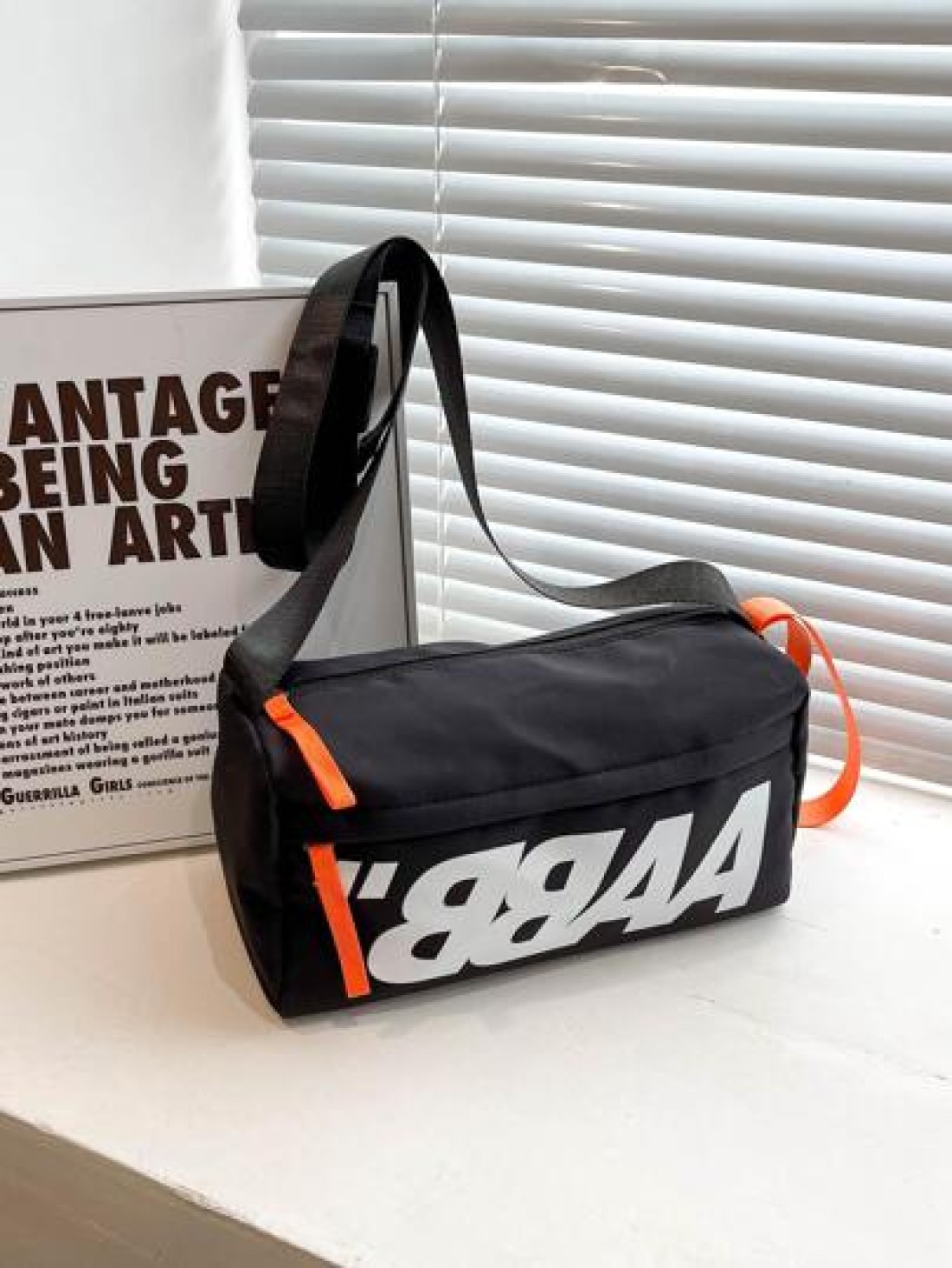 Men s Sling Bag Ins Style Cool Hip Hop Japanese Shoulder Crossbody Bag Casual And Simple Student Messenger Bag Street College Bag Multi Functional Sling Bag Man Bag Cross Body Bag Shoulder Bag Student