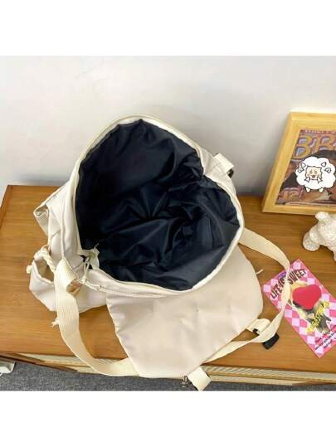 Retro Utility Courier Bag Large Capacity Shoulder Bag Student Nylon Crossbody Bag Comes With 4 Pins Unisex New Life Items For Students Men Essentials Side Bag Sling Bag Fashion Men s Bags Anime School