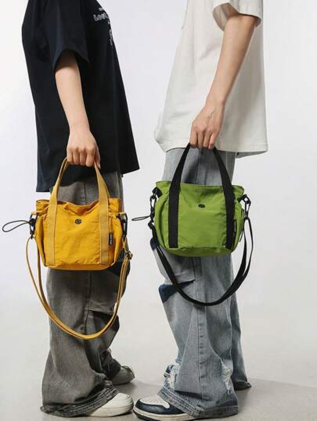 Unisex Solid Color Crossbody Bag Fashion Handbag Casual Versatile Travel Shopping Shoulder Bag