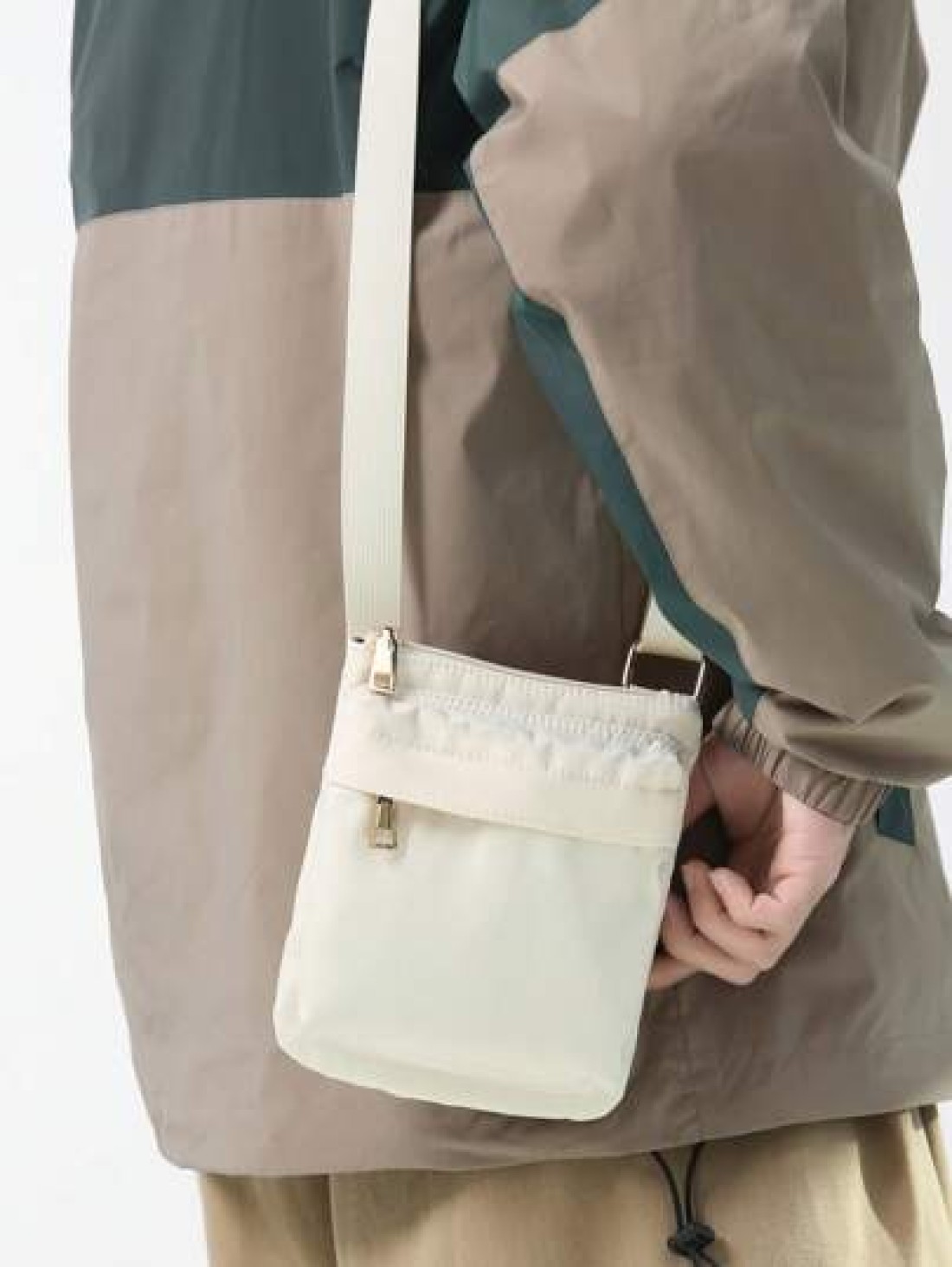Men s Mini Shoulder Bag Messenger Bag Crossbody Bag Wallet Purse Sling Bag