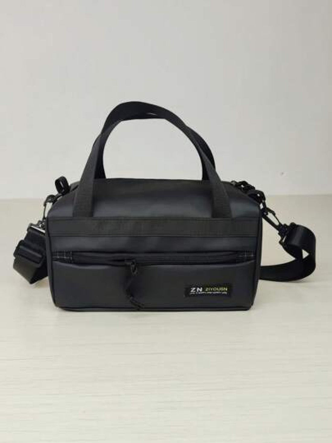 Casual Crossbody Bag For Men Sports Messenger Bag Shoulder Bag Gym Bag Courier Bag Adjustable Strap Backpack Black
