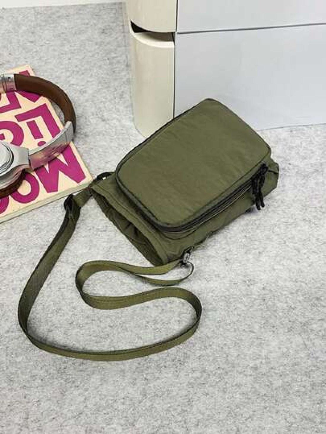 Men Mini Shoulder Bag Crossbody Bag Wallet Phone Pouch