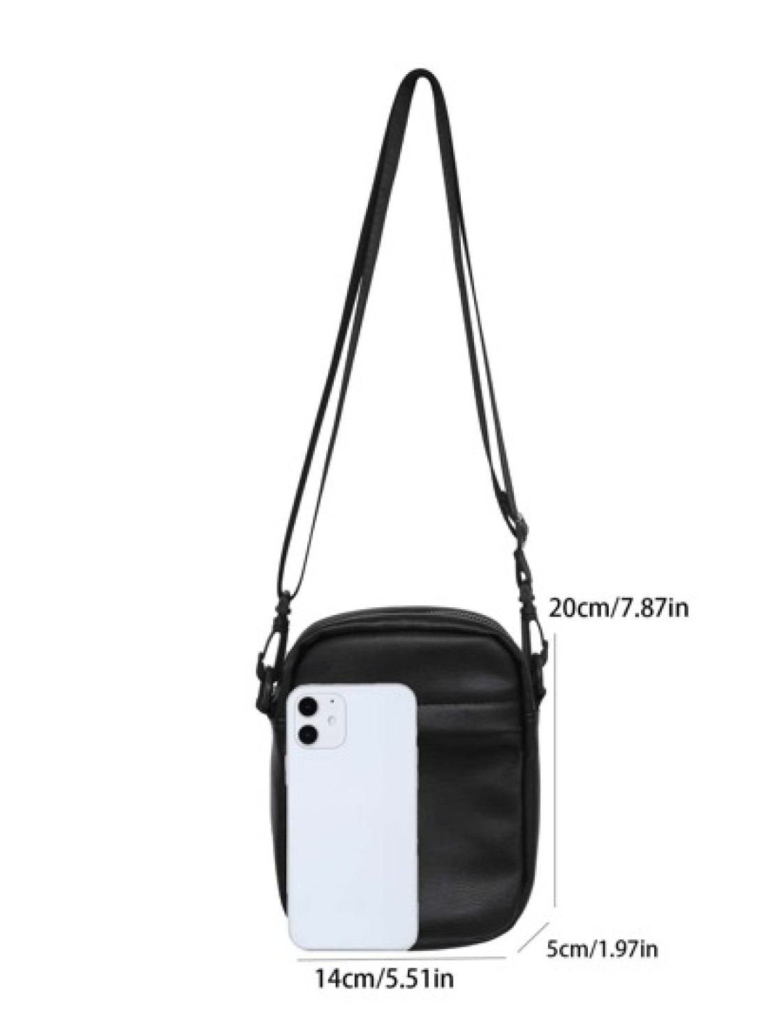High School Students University Freshman Multifunctional Sling Bag Shoulder Bag Casual Bag Mini Men Minimalist Square Bag Handbag College Outdoors Sports Messenger Bag Ideal Gift Simpler Classic Satch