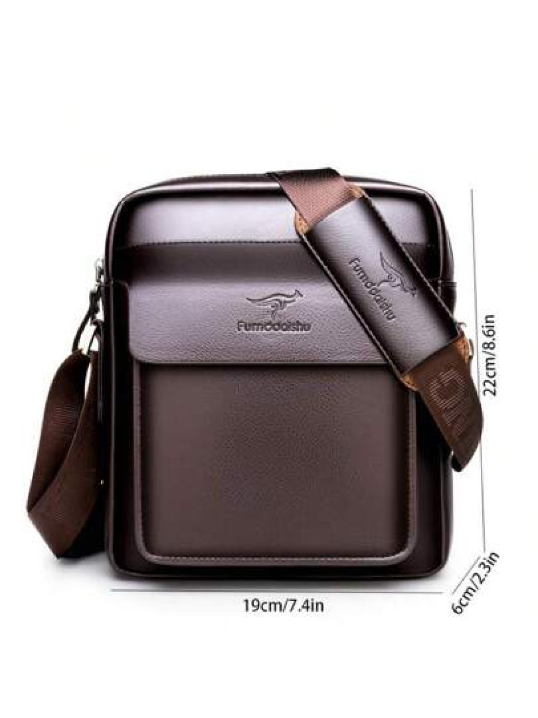 Men s Professional Shiny Leather Messenger Bag Suitable For Business Travel Men s Fashion Black Synthetic Leather Crossbody Bag Adjustable Strap Multi Compartment Business Casual Shoulder Bag With Emb