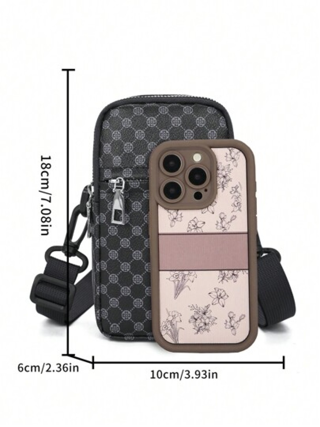 Shoulder Bag Brand New Sports Crossbody Bag Casual Versatile Lightweight Commuting Backpack Mobile Phone Bag Checkered Backpack Christmas Teacher Gift College University Bag For School Portable Fashio