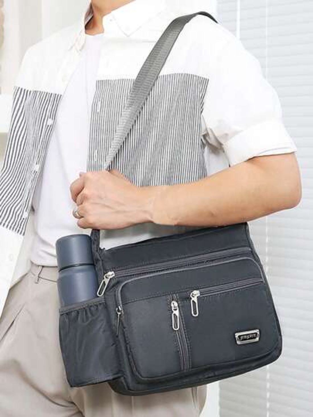 Men s Bag PU Shoulder Crossbody Bag Casual Bag Men s Bag Backpack Small Bag Mobile Phone Bag New