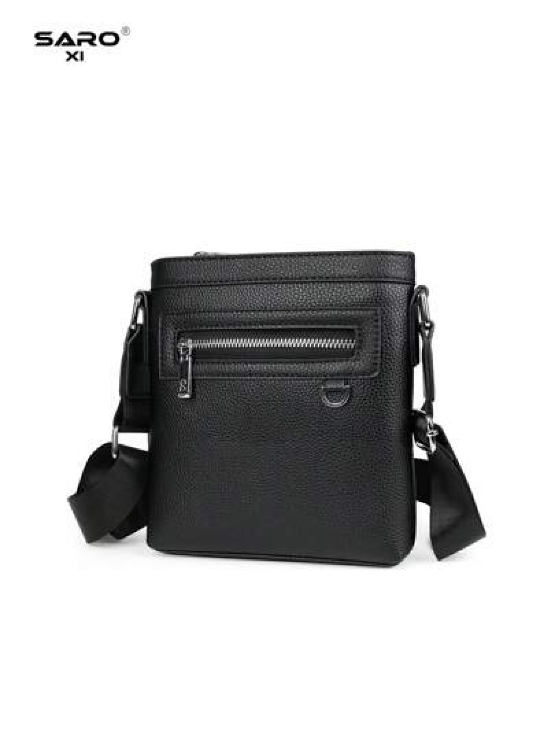 1pc Versatile Crossbody Bag For Men Durable PU Leather Shoulder Bag With Side Pockets Simple Stylish Design Suitable For Commuting Black Brown Great Gift For Boyfriend