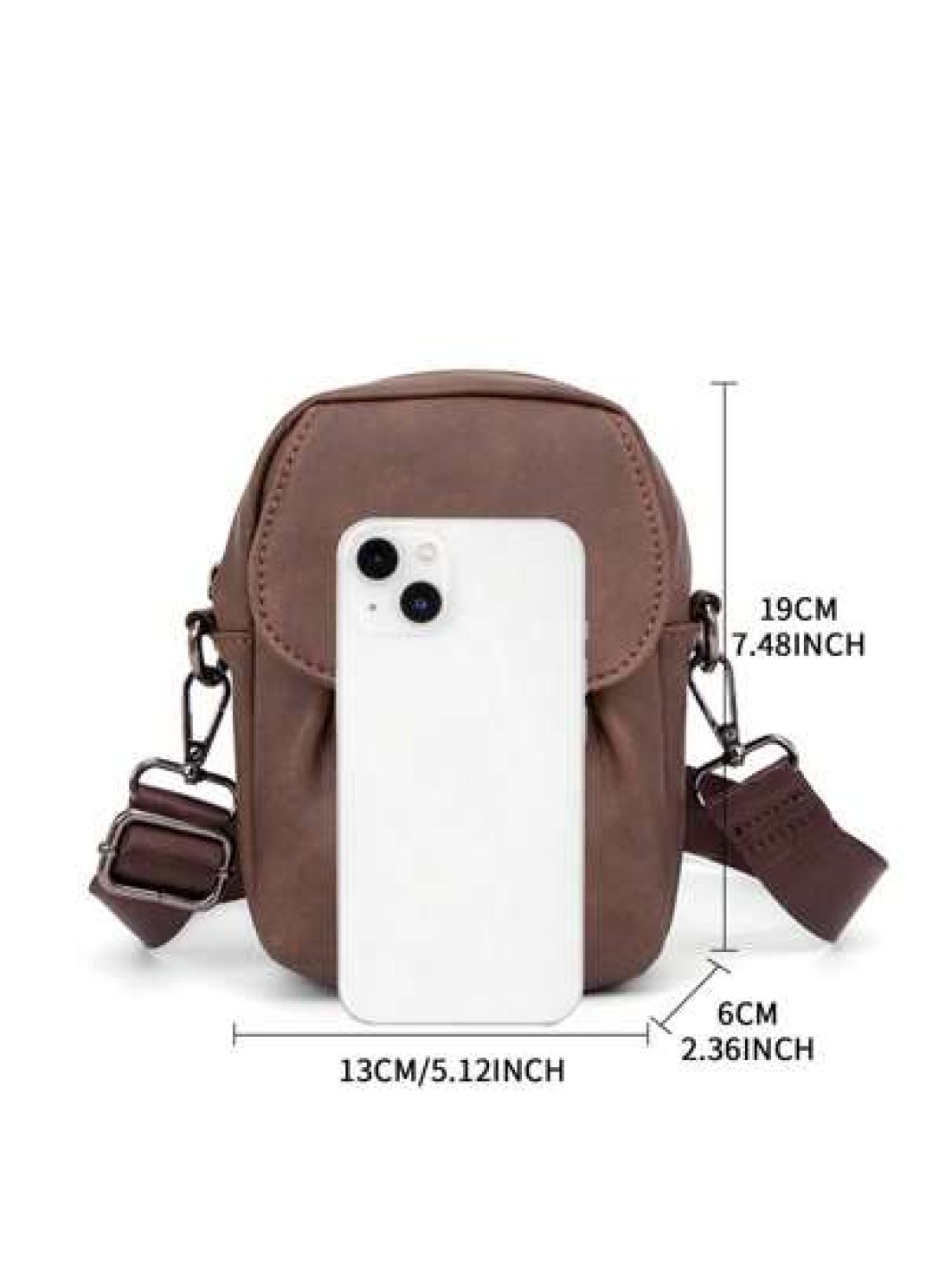 Men s New Phone Bag Korean Style Leather One Shoulder Messenger Bag Outdoor Casual Mini Waist Hanging Bag Flap Cover Square Bag In Cowhide Leather
