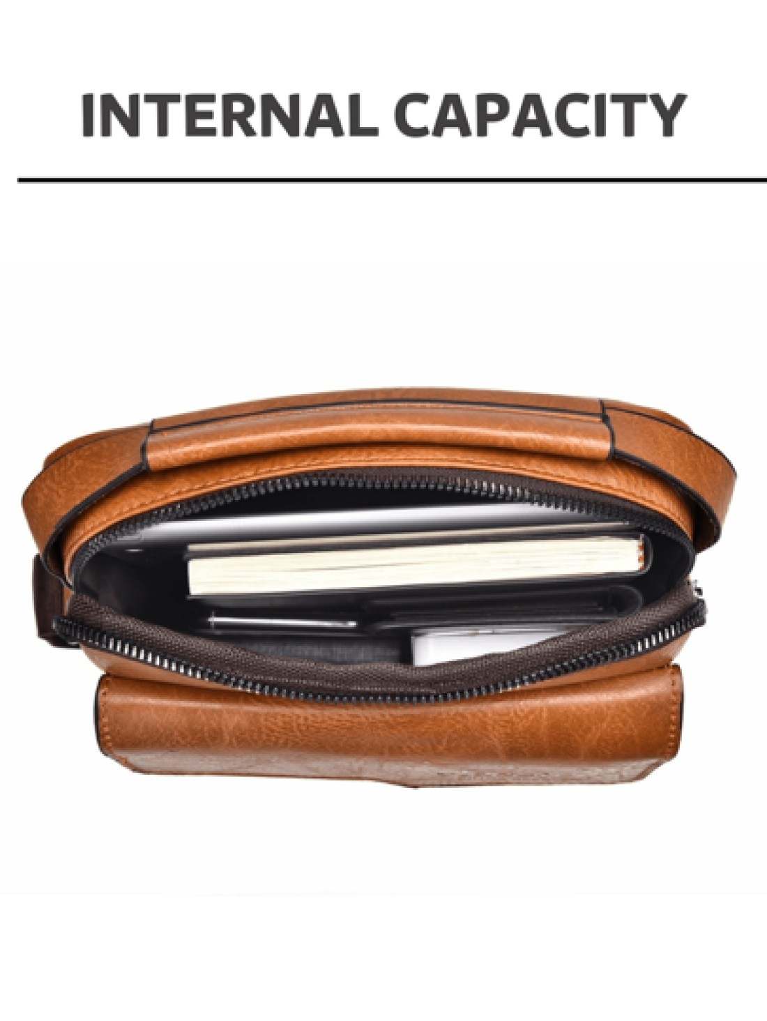 2pcs Set Retro Messenger Bag PU Leather Shoulder Bag With Wallet Large Capacity Headphone Hole Casual Minimalist Style For Commuting Business Travel Gifts For Friends Family Summer Summer Bag Spring B