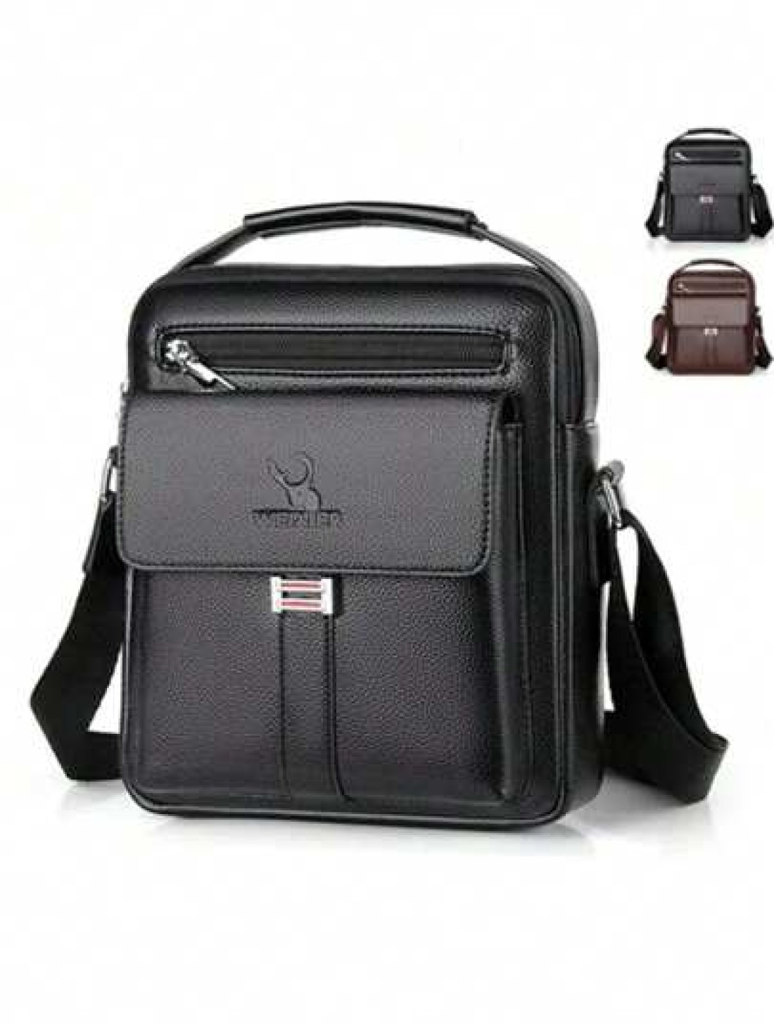 1 Pc Breathable And Durable Men s Shoulder Bag Men s Retro Large Capacity Crossbody Bag Men s Backpack Men s Briefcase Vintage Messenger Bag Casual Shoulder Satchel With Postman Style