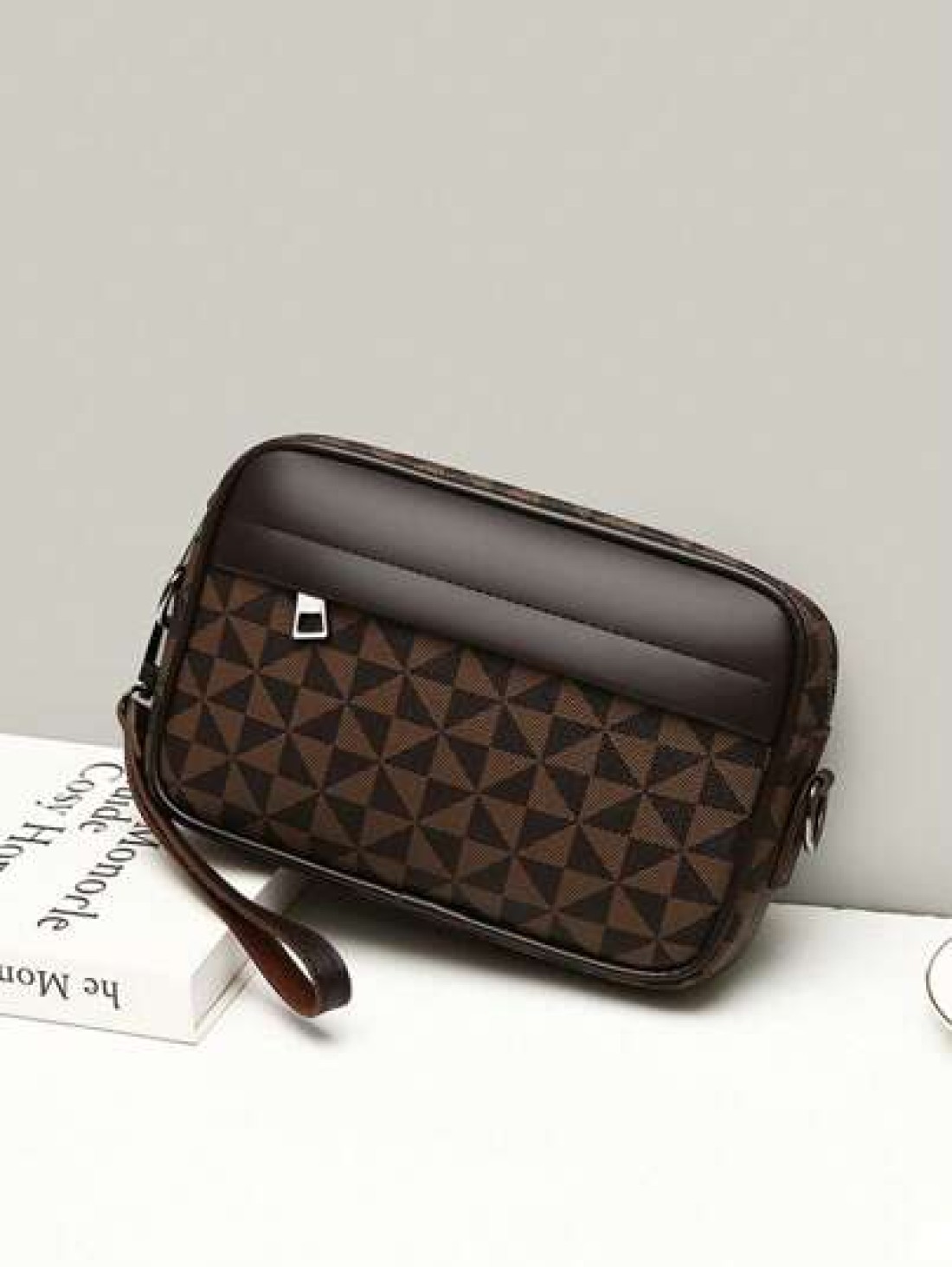 2025 Minimalist Fashion Men s Handbag With Zipper Closure Suitable For Daily Use Travel Vacation Can Be Worn Crossbody Or As A Shoulder Bag