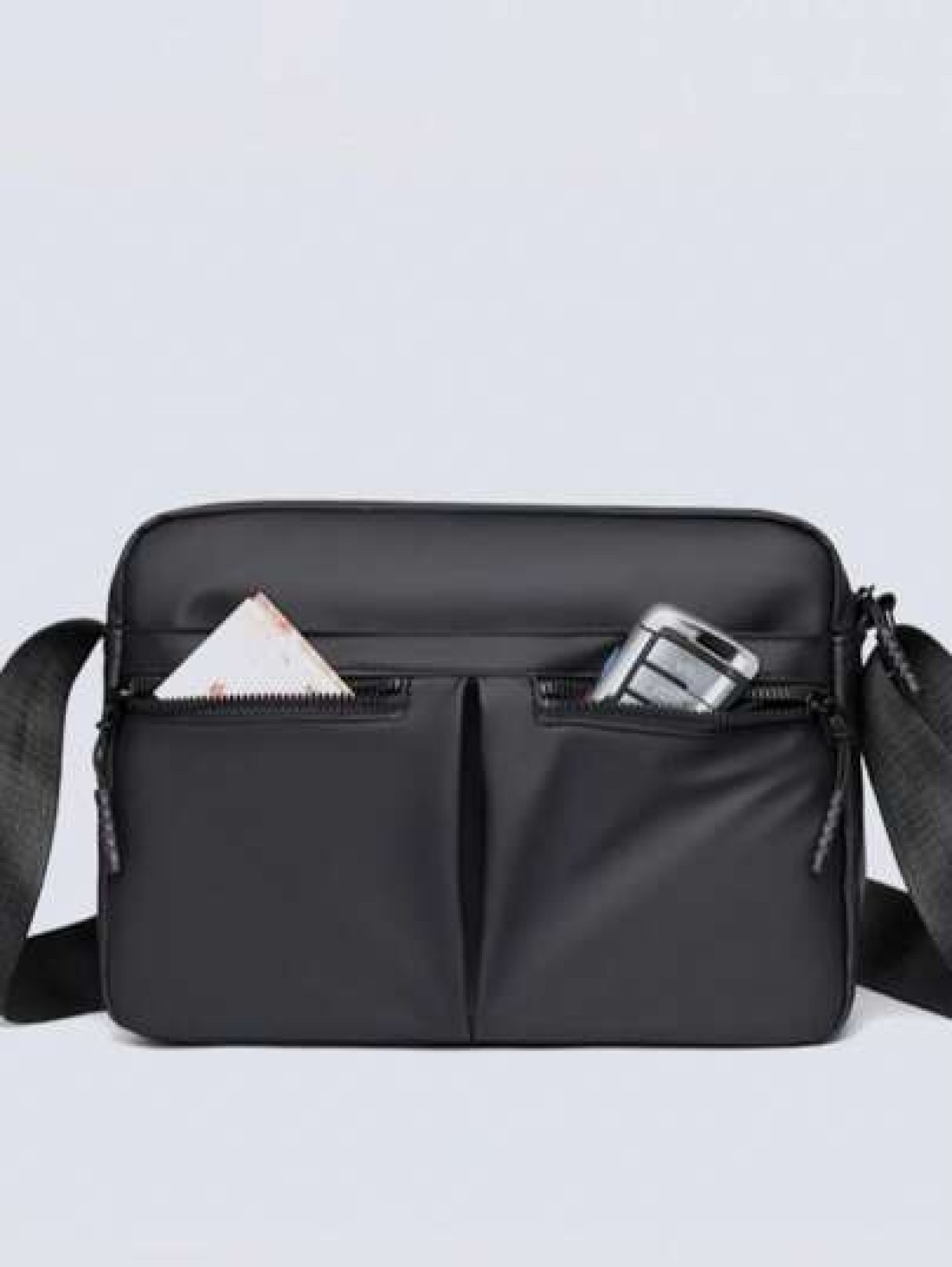 Men s Casual Lightweight One Shoulder Backpack New Multi Pocket Large Capacity Commuter Backpack