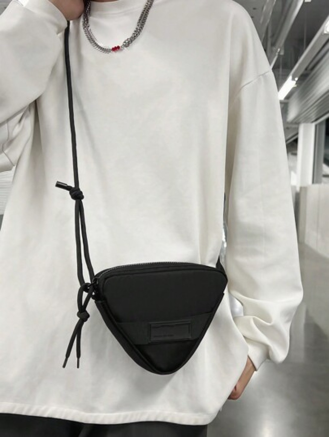 Large Capacity Crossbody Bag Male Fashion Brand Casual Backpack Day Sports Waist Pack New Crossbody Bag Shoulder Bag Male Side Bags Crossover Bag Work Weekend Summer Vacation Holiday Large Capacity Cr