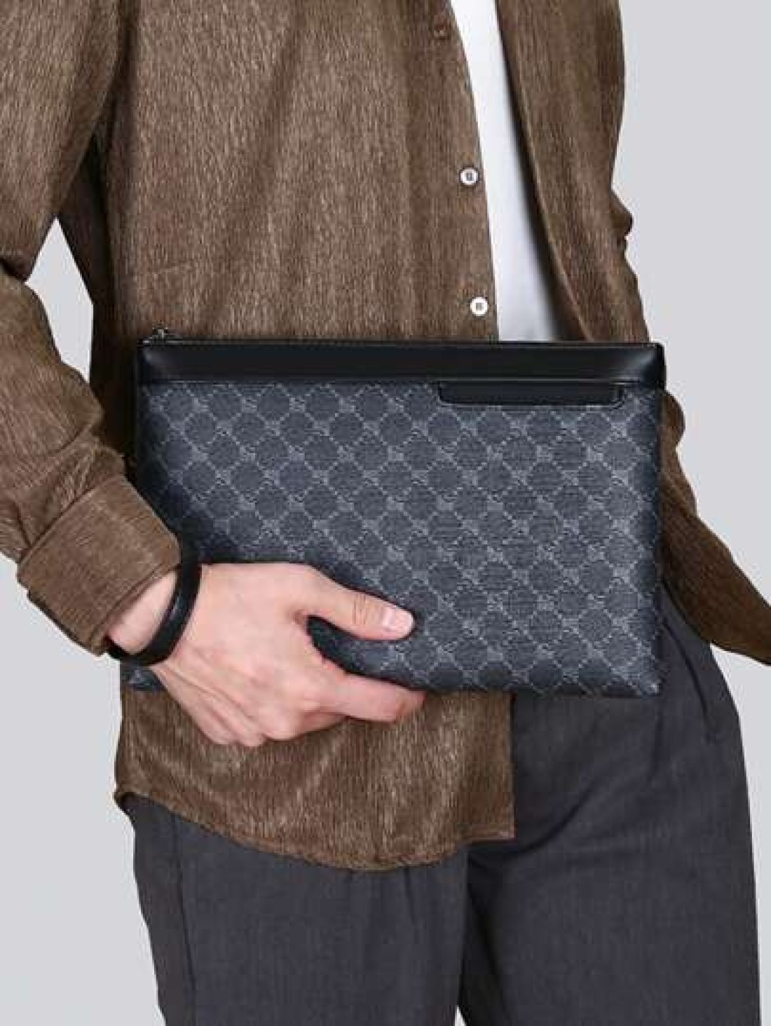 Luxury Designer Casual Men s Clutch Wallet High Quality PU Leather Bifold Wallet Card Holder Phone Pouch