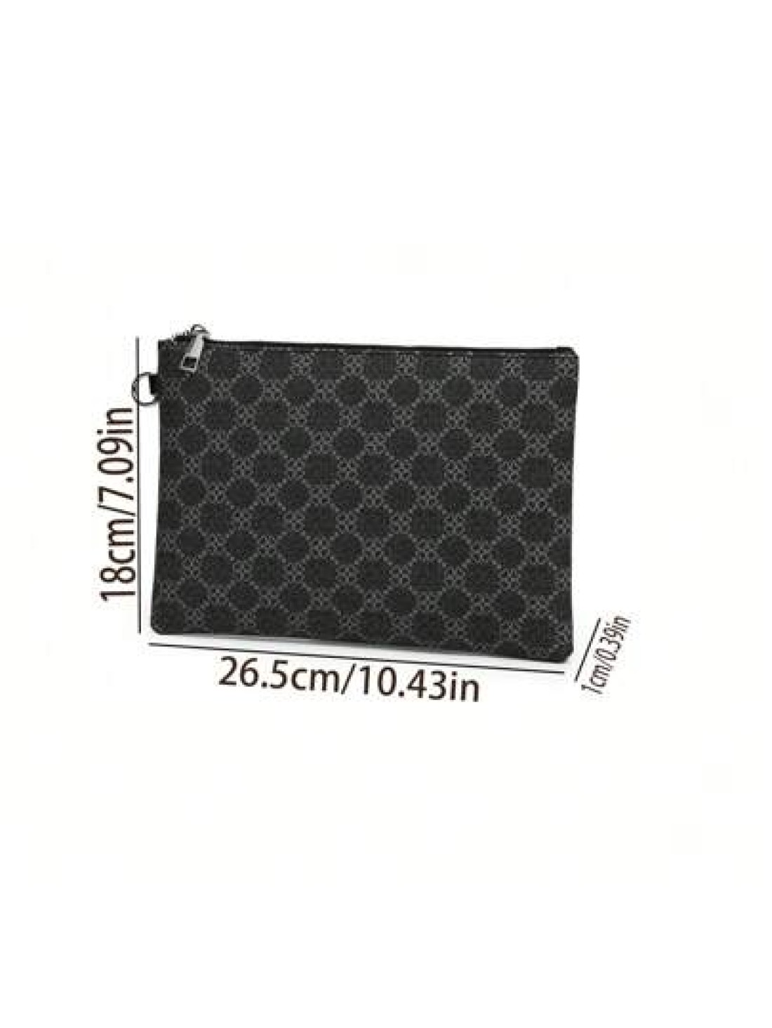 PU Printed Men s Clutch Bag Wristlet Christmas Gifts For Men Fall Scream Men Bag For Men Wallet Hand Bag Men Thanksgiving Travel Winter Purse Holiday Wash Bag Old Money Merry Christmas Handbag Wristle
