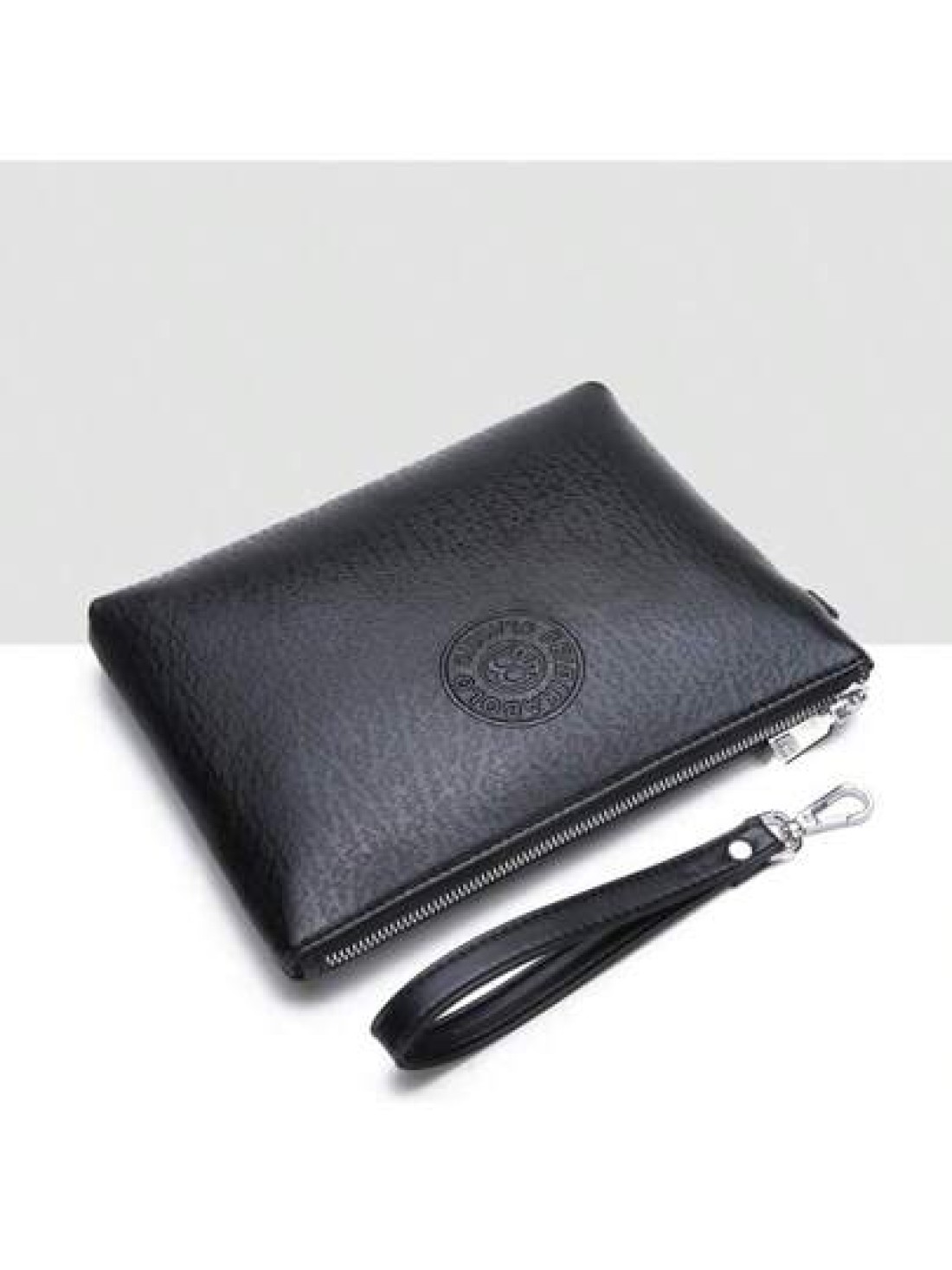 Men Clutch Bag Handbag Wristlet Bag Waterproof Portable Lightweight For College Business Travel Pu Leather Business Simple Style Fashion Streetwear For Boys College Student Gift Commute Undergraduates