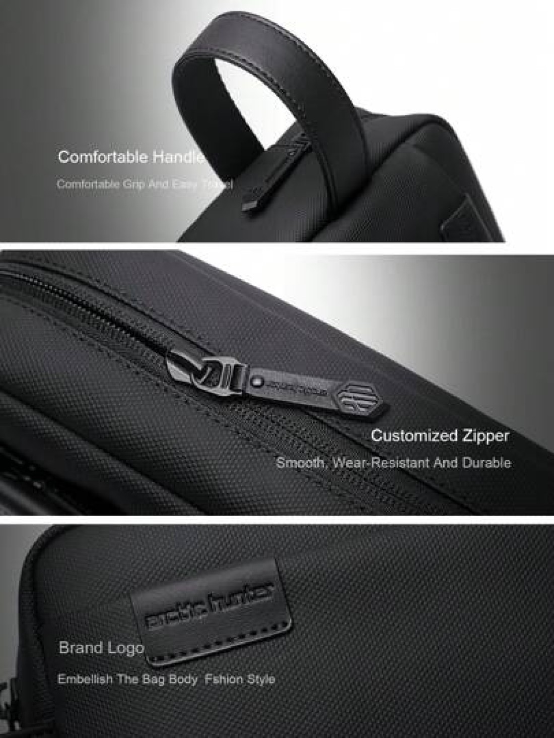 arctic hunter Men Clutch Bag Portable Washing Toiletry Bag Handbag For Sports Business And Travel Storage Bag Underarm Bag Square Bag For Business Gift For Father Wash Bag Toiletry Bag Handbag For Uni
