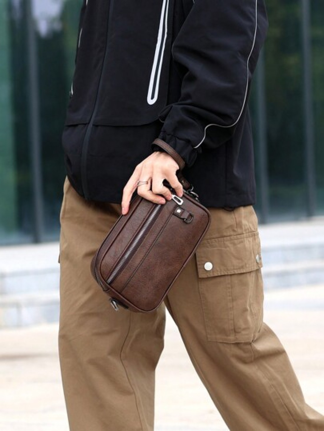 Men s Vintage Business Casual Shoulder Bag Can Be Hand Held And Cross Body Suitable For Daily Use College Father s Day Gift Valentine s Day Gift Side Bag Crossbody Bag Sling Bag Multi Functional Trave